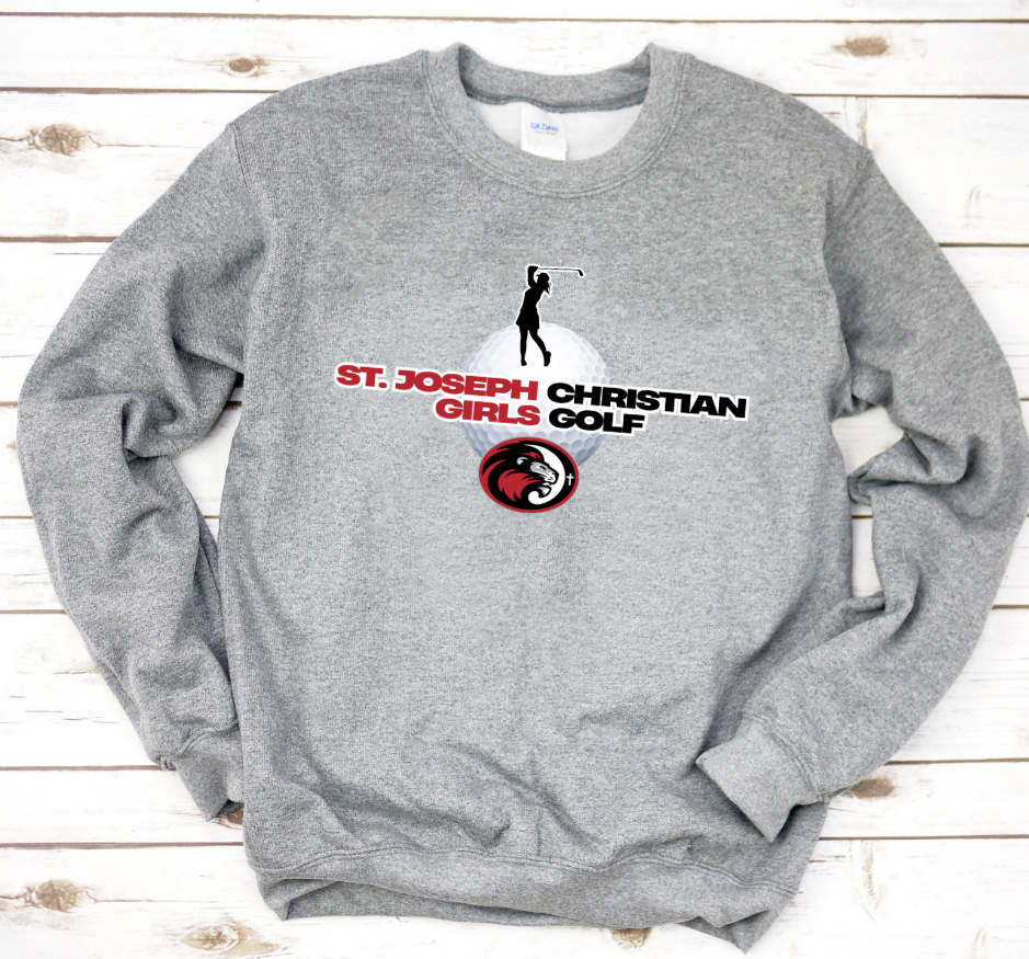 Girls SCJS Golf Sports Grey Sweatshirt/Hoodie Option
