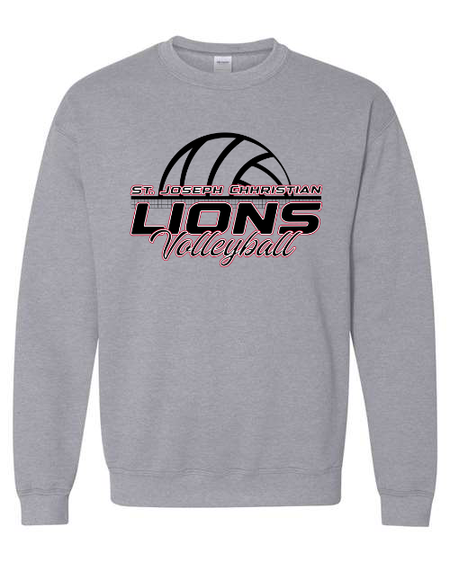 Volleyball 2026 Sports Grey Sweatshirt/Hoodie Option