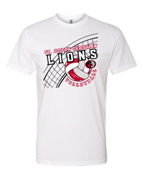 Lions Volleyball Next Level White Tee