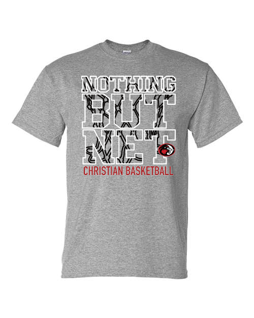 White Nothing But Net Sports Grey Short Sleeve/Long Sleeve