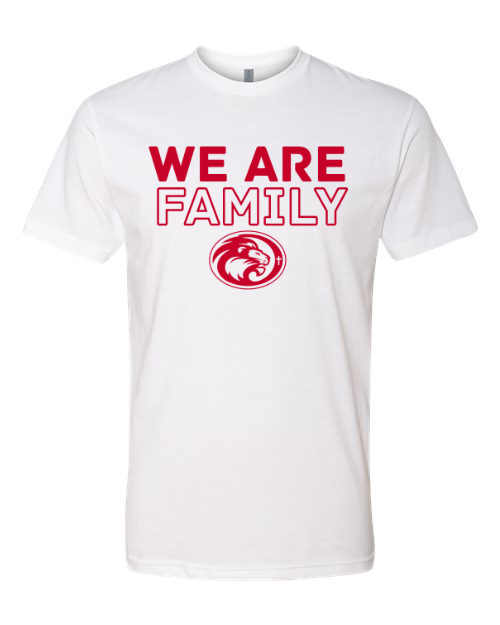 We Are Family White Next Level Tee