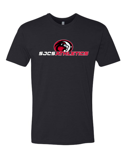 SJCS Athletics Black Next Level Tee