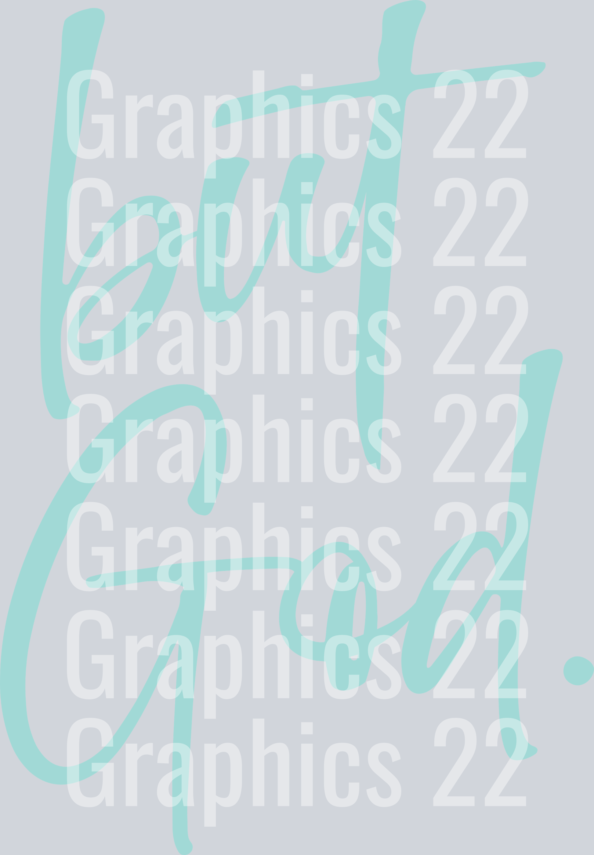 Teal But God DTF Transfer