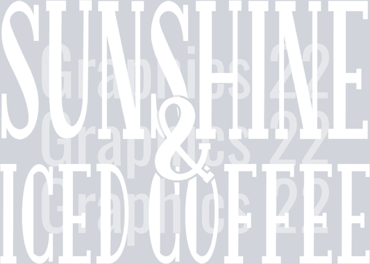 White Sunshine & Iced Coffee