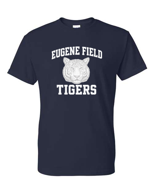 Eugene Field Tigers Navy Short Sleeve & Long Sleeve Option
