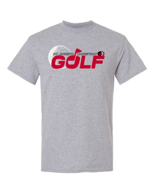 Tee Time SJCS Golf Sports Grey Short Sleeve & Long Sleeve Option