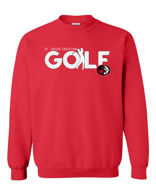 SJCS Golf Red Sweatshirt/Hoodie Option