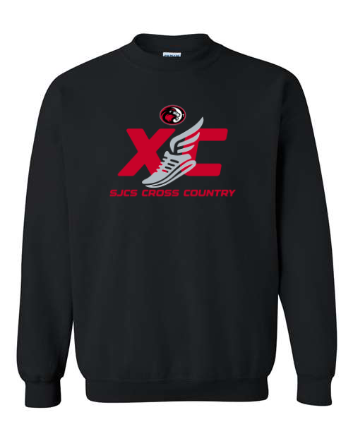2026 SJCS Cross Country Black Sweatshirt/Hoodie Option