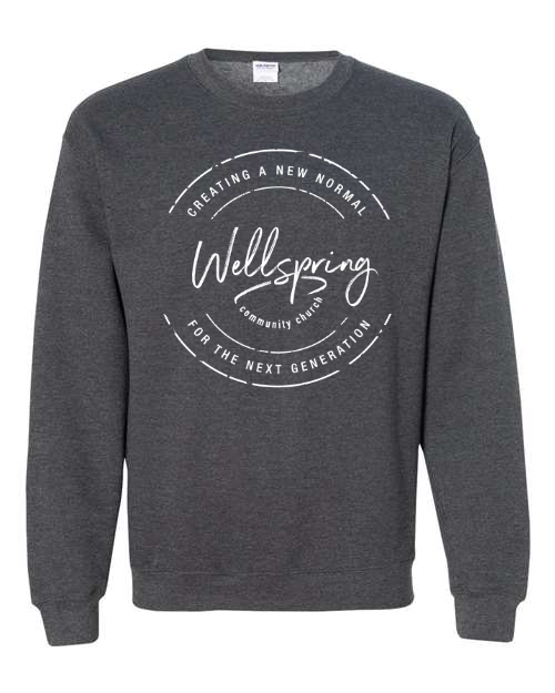 Wellspring Circle Dark Heather Sweatshirt