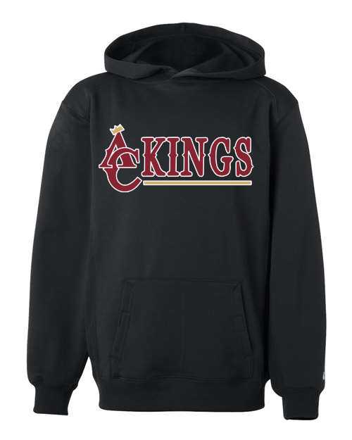 AC Kings 5 White Outline Black Hoodie