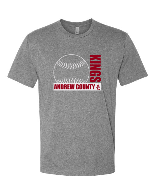 Vertical Kings Grey Tee
