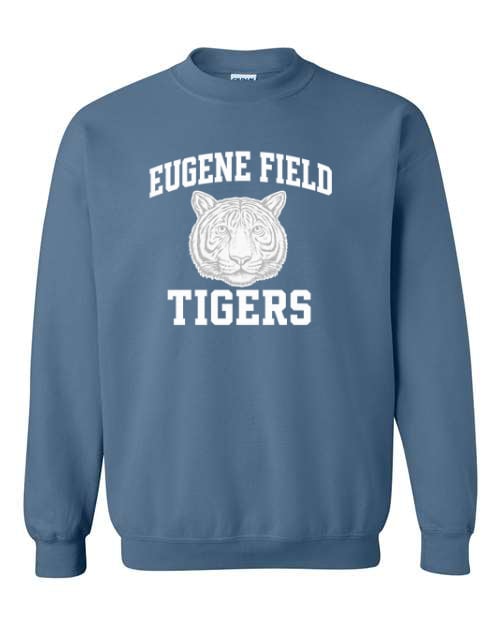 Eugene Field Tigers Indigo Blue Sweatshirt/Hoodie Option