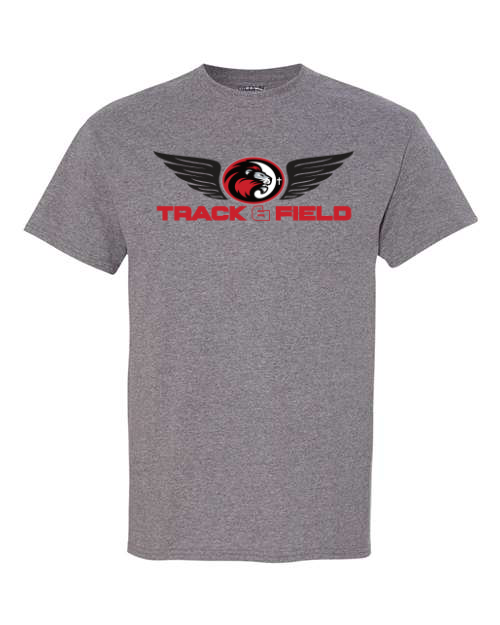New Track & Field SJCS Heather Graphite Short Sleeve/Long Sleeve