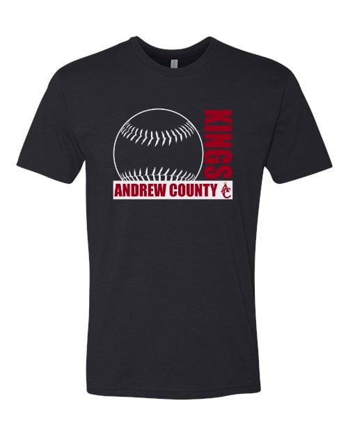 Vertical Kings Black Tee