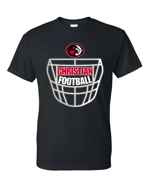 Christian Football Black Short Sleeve/Long Sleeve