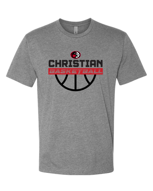 Black Ink Christian Basketball Logo Sports Grey Option