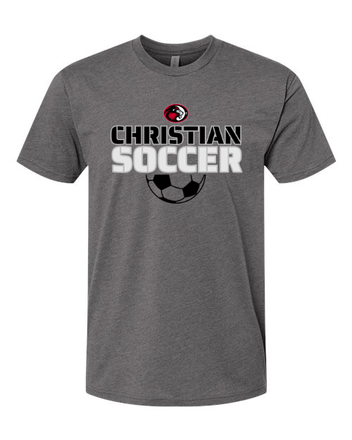 Christian Soccer Heavy Metal Next Level Tee