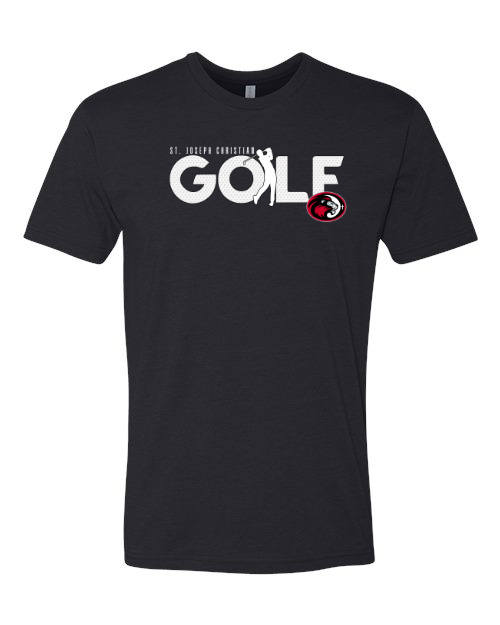 SJCS Golf Black Next Level Tee