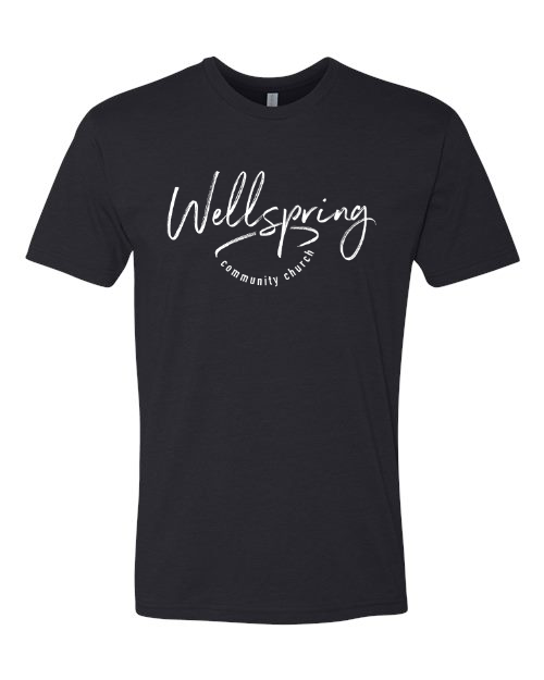 Wellspring Black Next Level Tee