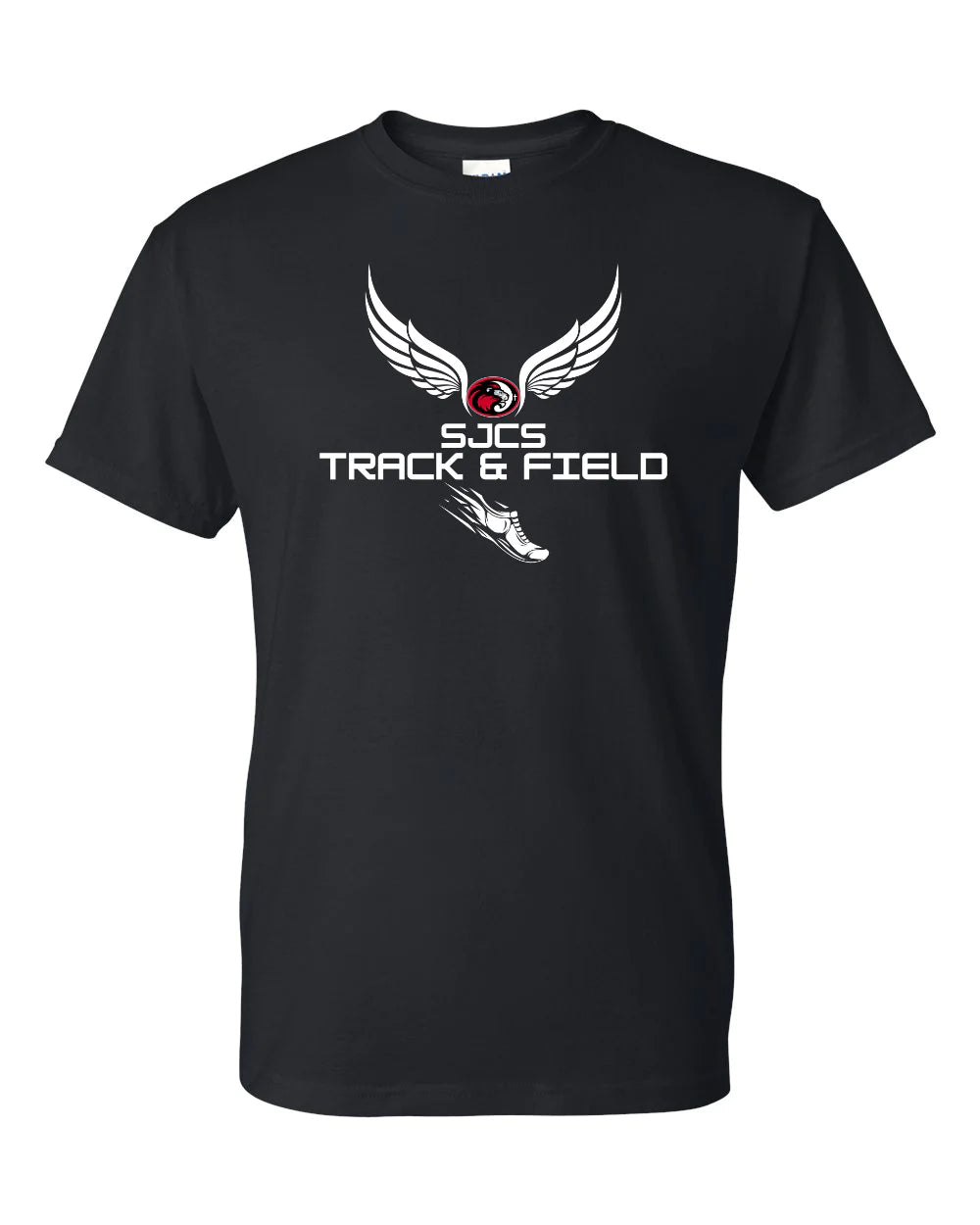 SJCS Track & Field Black Tee
