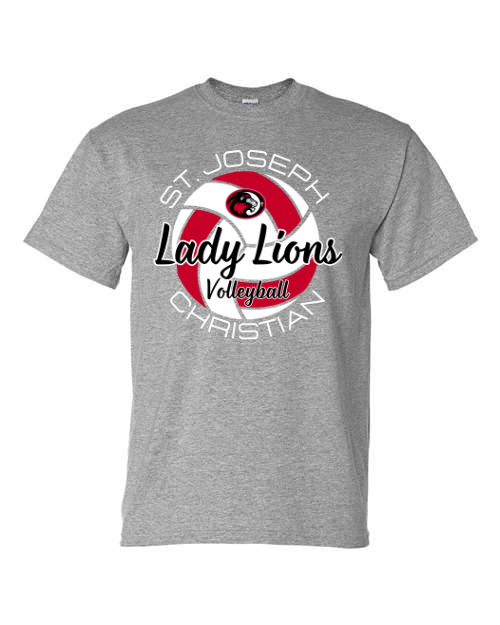 Lady Lions Volleyball Sports Grey Short Sleeve/Long Sleeve