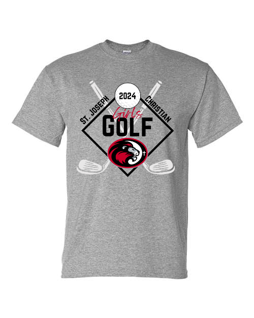 SJCS Girls Golf Sports Grey Short Sleeve/Long Sleeve