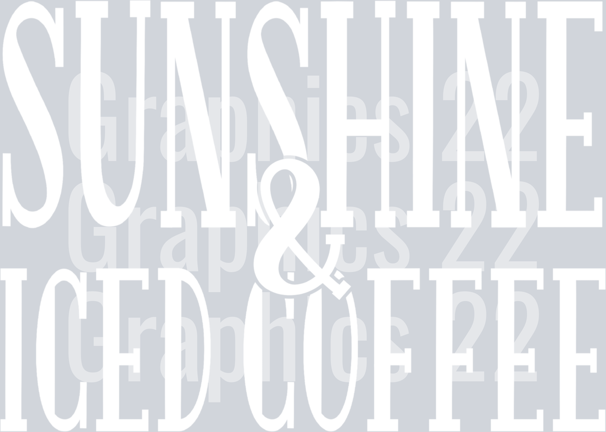 White Sunshine & Iced Coffee